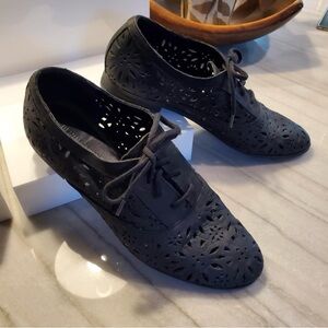 Denim & Supply Ralph Lauren Hope Black Oxford Brogue Wingtips